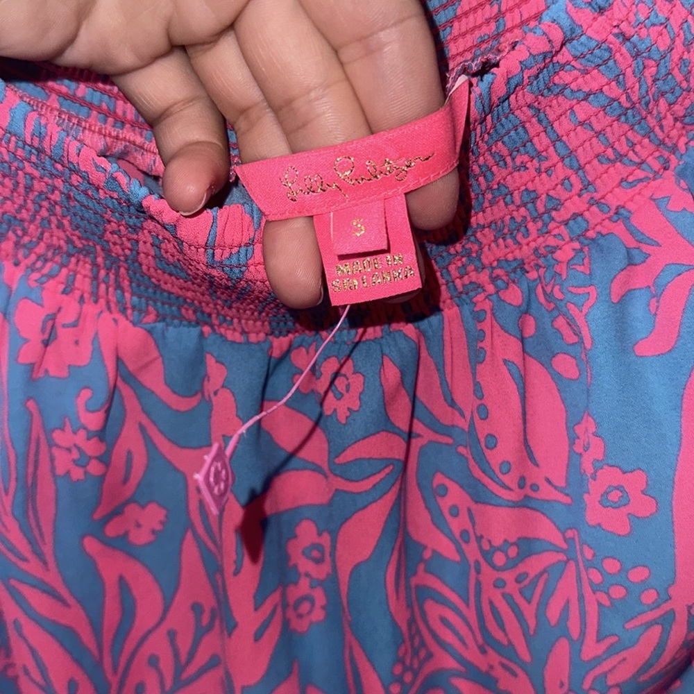 NWOT Lilly Pulitzer Maryellen Off-The-Shoulder Top - Picture 7 of 8